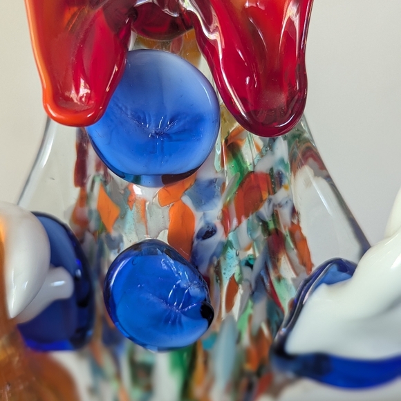 Vintage and Rare Murano Glass Clown with Bottle - Picture 3 of 5